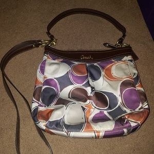 Coach Ashley Scarf Print Purse